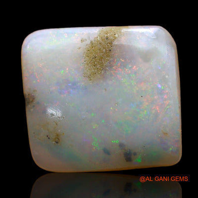 Natural Fire Opal Gemstone 2.00 Cts Loose Square Cabochon From Australia 11x10x2 mm AD-145