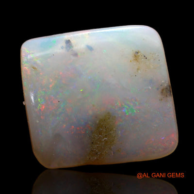 Natural Fire Opal Gemstone 2.00 Cts Loose Square Cabochon From Australia 11x10x2 mm AD-145
