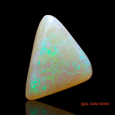 3.00 Cts Natural Australian Fire Opal Loose Gemstone Trillion Cabochon 11x10x5 mm AD-146