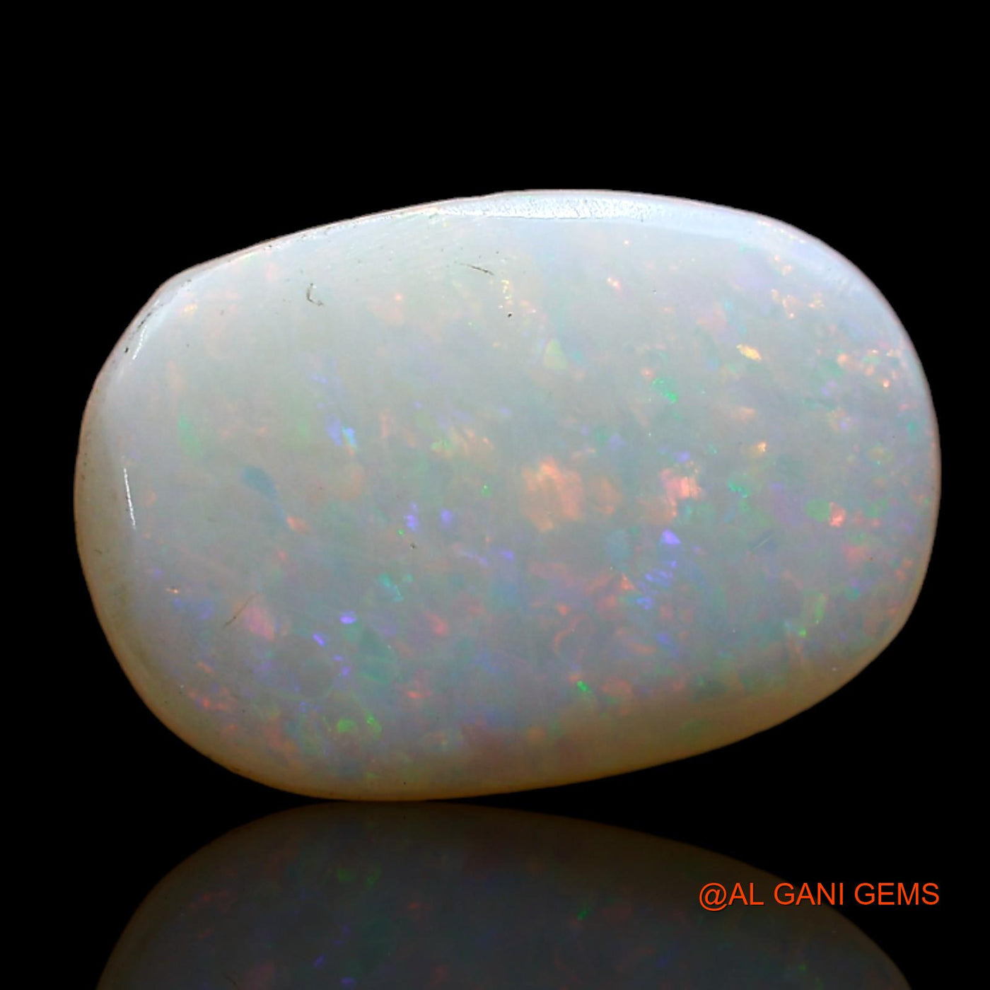 2.00 Cts Natural Australian Fire Opal Oval Cabochon Loose Gemstone For Jewelry 13x9x3 mm AD-147