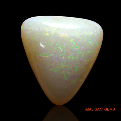 Natural Untreated Fire Opal Loose Gemstone Trillion Cabochon From Australia 3.00 Cts 11x10x5 mm AD-148