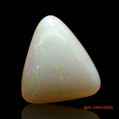 Natural Untreated Fire Opal Loose Gemstone Trillion Cabochon From Australia 3.00 Cts 11x10x5 mm AD-148