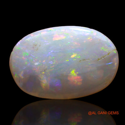 2.00 Cts Unheated Australian Fire Opal Loose Gemstone Oval Cabochon Natural 13x9x2 mm AD-149