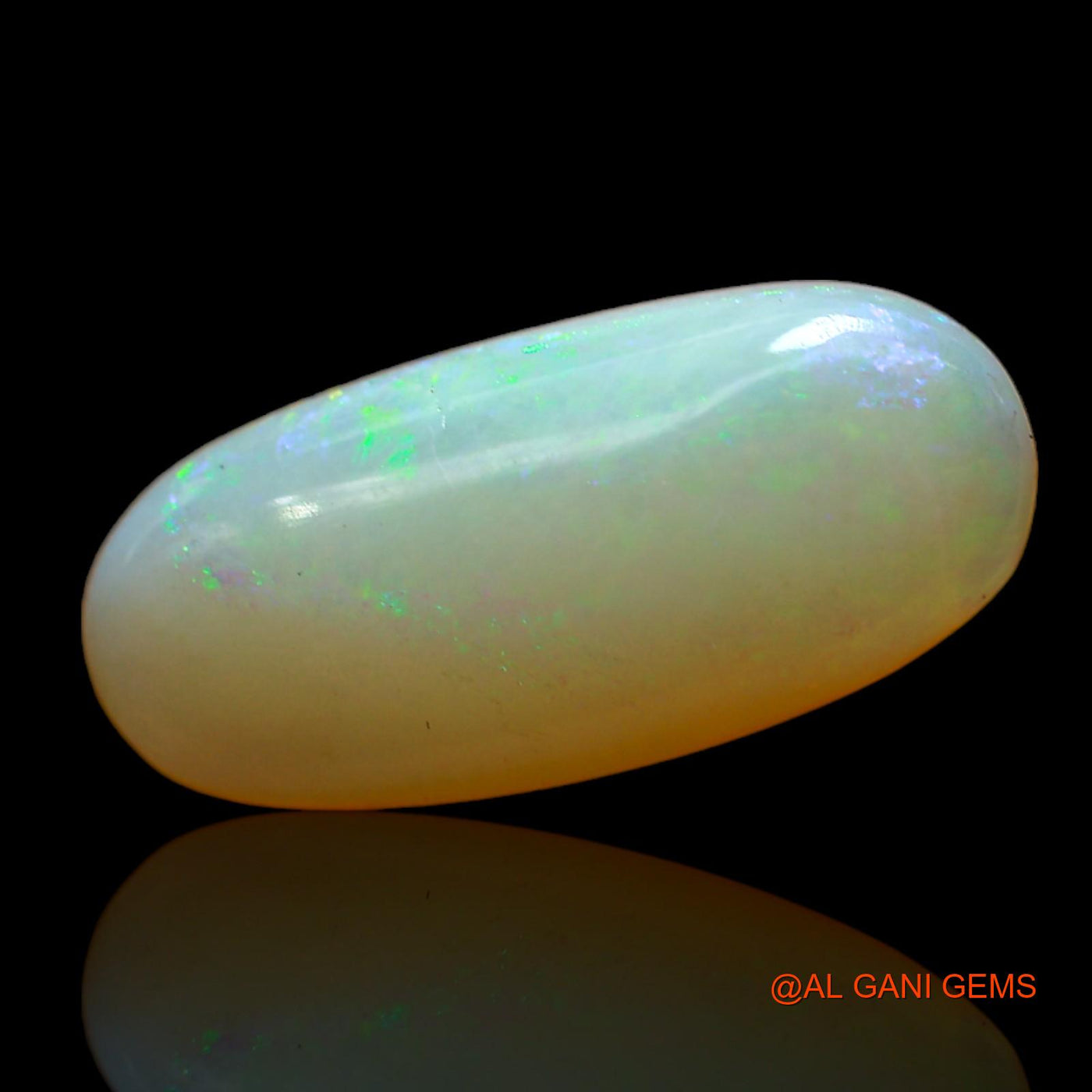 4.00 Cts Natural Australian Fire Opal Loose Gemstone Oval Cabochon 19x8x4 mm AD-14