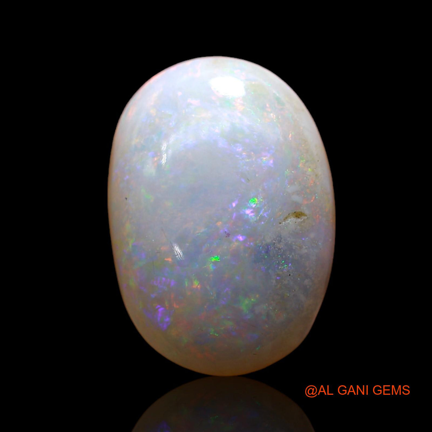 Natural Untreated Fire Opal Loose Gemstone Oval Cabochon From Australia 3.00 Cts 13x9x4 mm AD-150