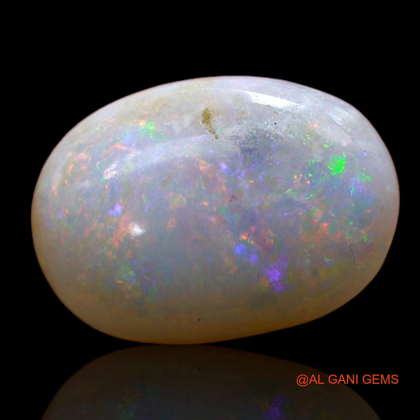 Natural Untreated Fire Opal Loose Gemstone Oval Cabochon From Australia 3.00 Cts 13x9x4 mm AD-150