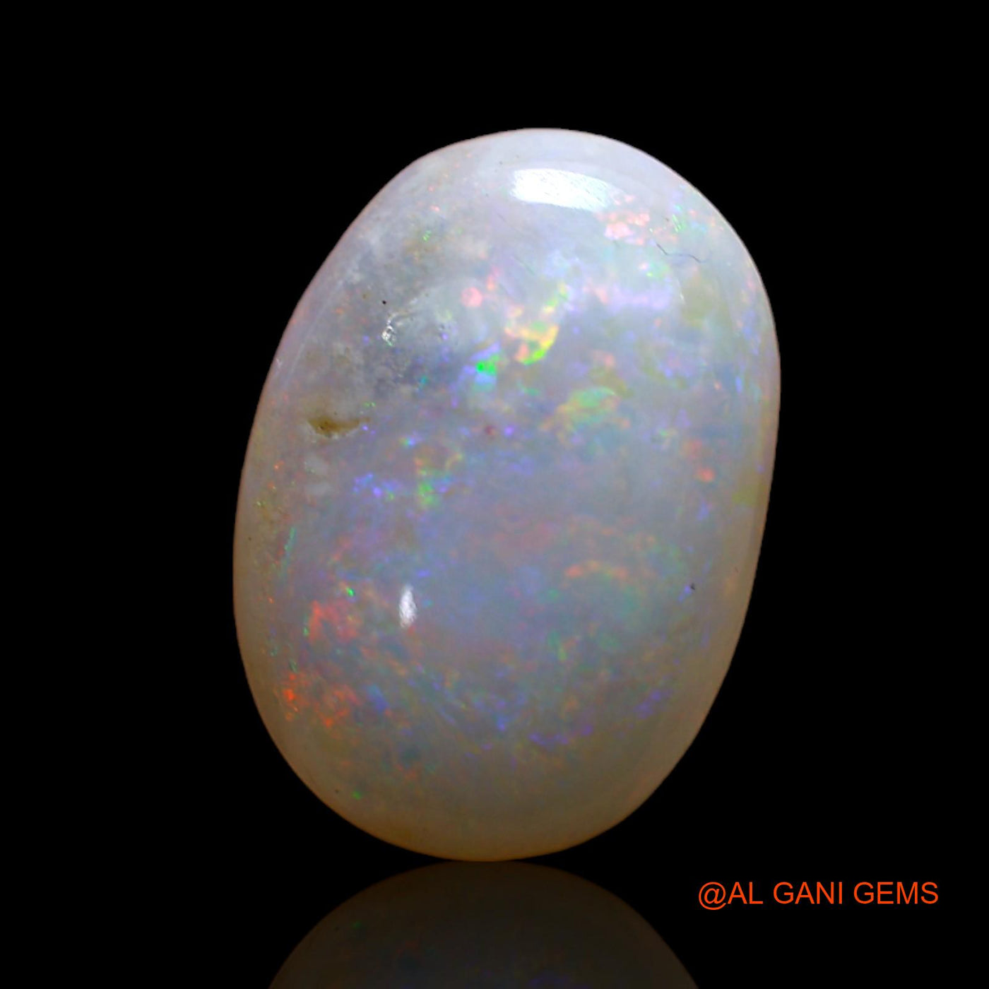 Natural Untreated Fire Opal Loose Gemstone Oval Cabochon From Australia 3.00 Cts 13x9x4 mm AD-150