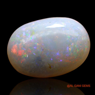 Natural Untreated Fire Opal Loose Gemstone Oval Cabochon From Australia 3.00 Cts 13x9x4 mm AD-150