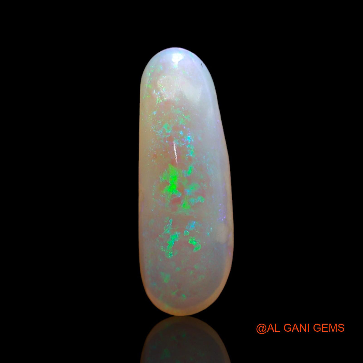 3.00 Cts Natural Australian Fire Opal Fancy Cabochon Loose Gemstone For Jewelry 16x5x4 mm AD-151