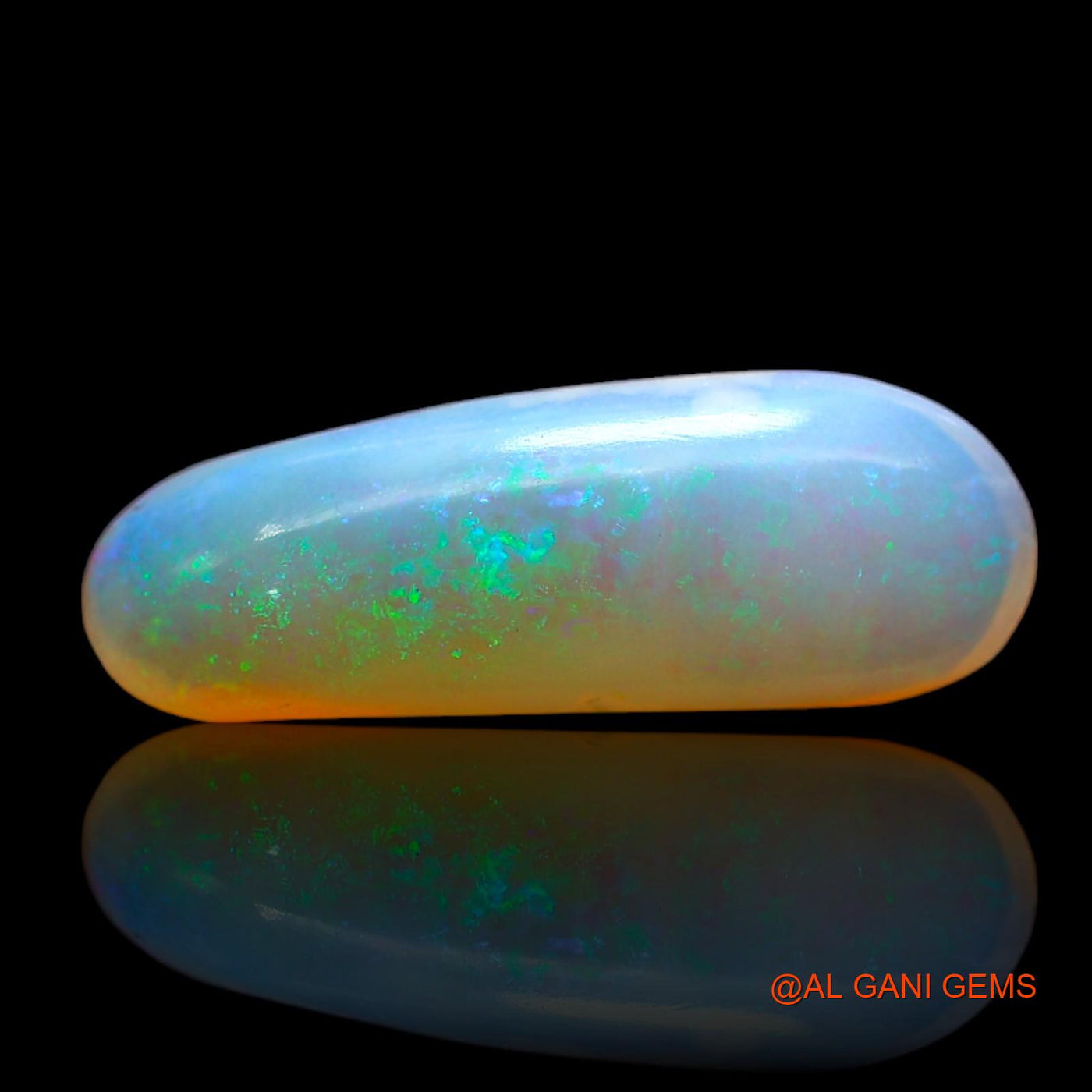3.00 Cts Natural Australian Fire Opal Fancy Cabochon Loose Gemstone For Jewelry 16x5x4 mm AD-151