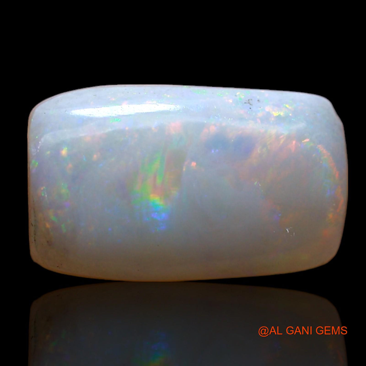 2.00 Cts Natural Australian Fire Opal Loose Gemstone Square Cabochon 13x8x3 mm AD-152