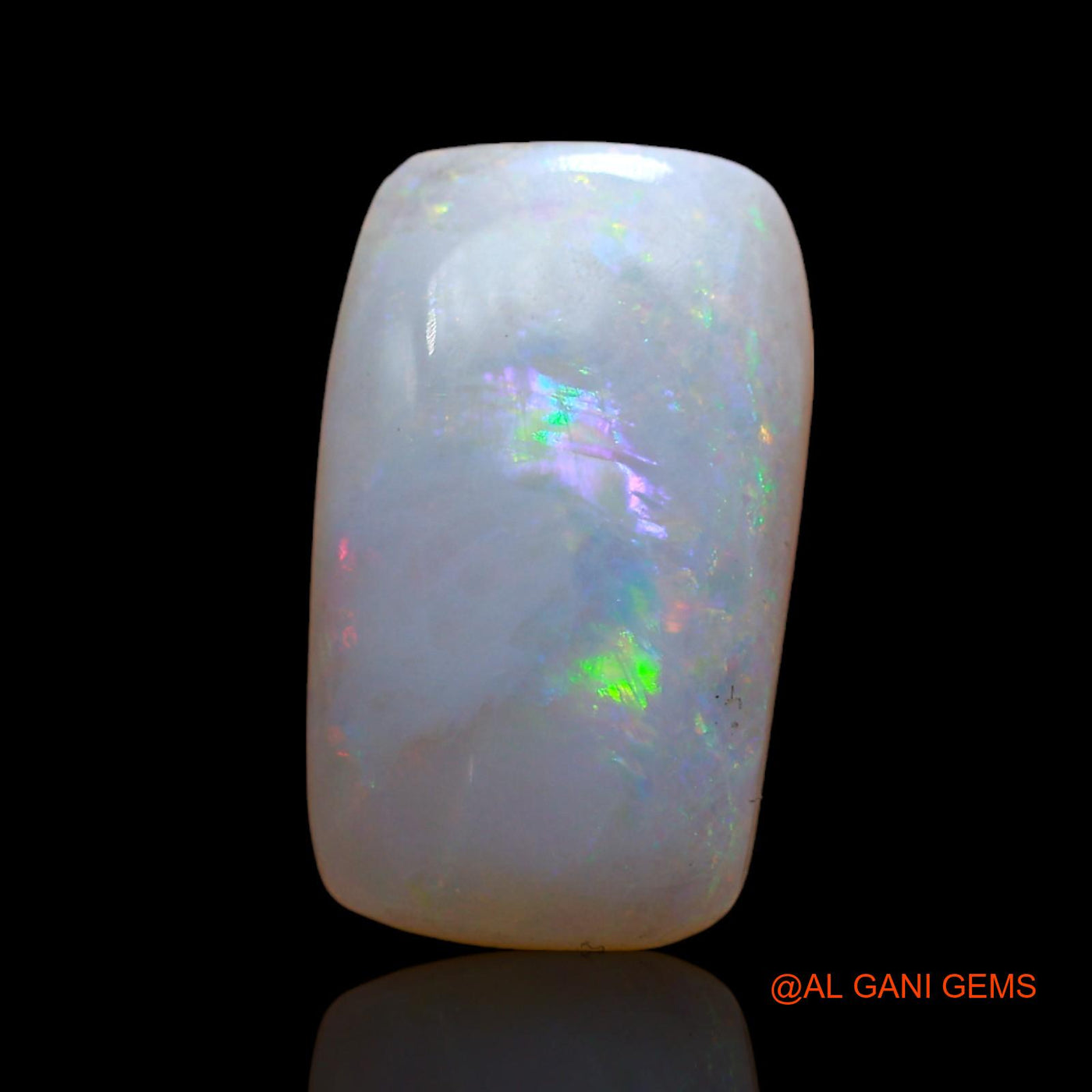 2.00 Cts Natural Australian Fire Opal Loose Gemstone Square Cabochon 13x8x3 mm AD-152