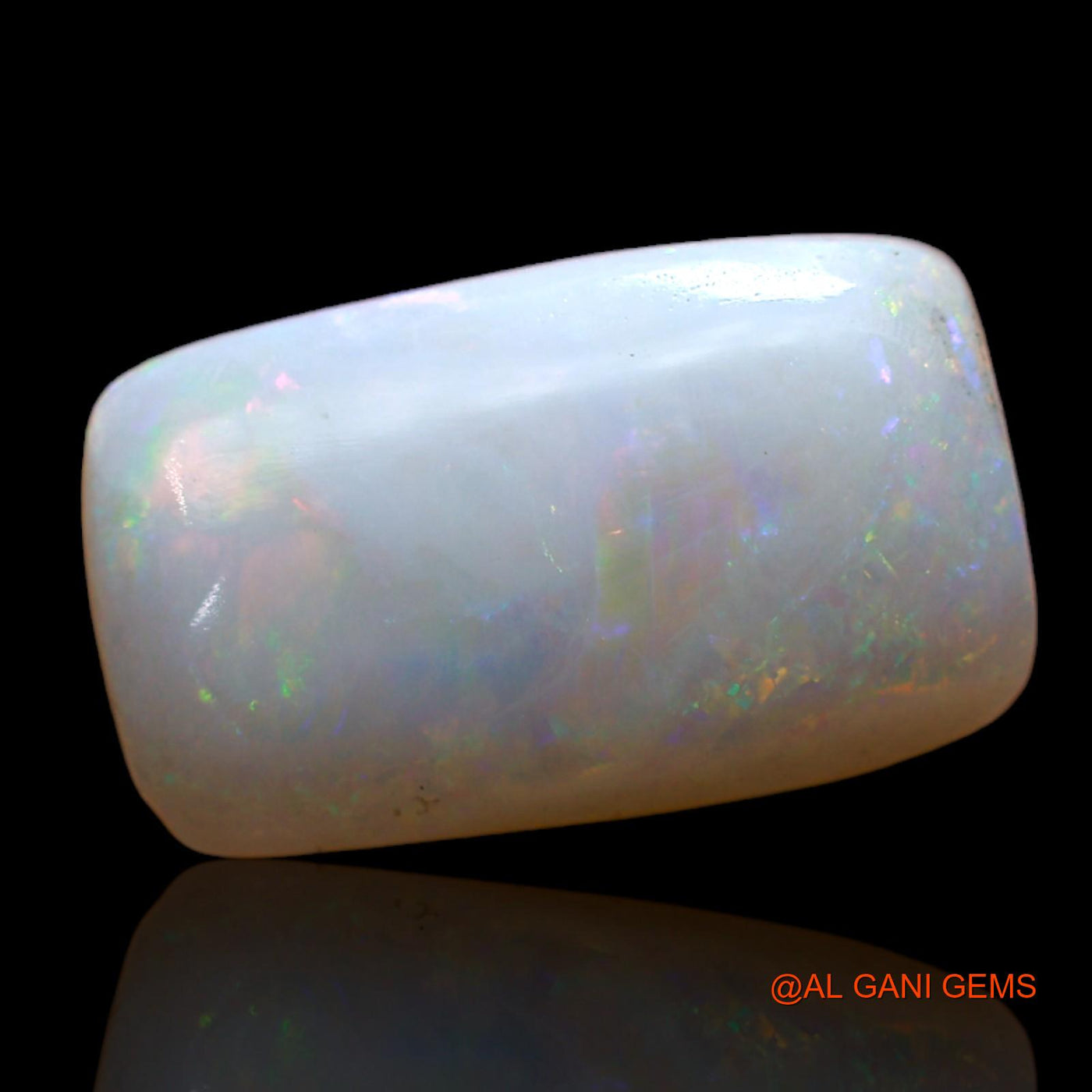 2.00 Cts Natural Australian Fire Opal Loose Gemstone Square Cabochon 13x8x3 mm AD-152