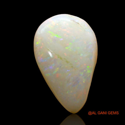 Natural Fire Opal Gemstone 3.00 Cts Loose Pear Cabochon From Australia 14x9x4 mm AD-153