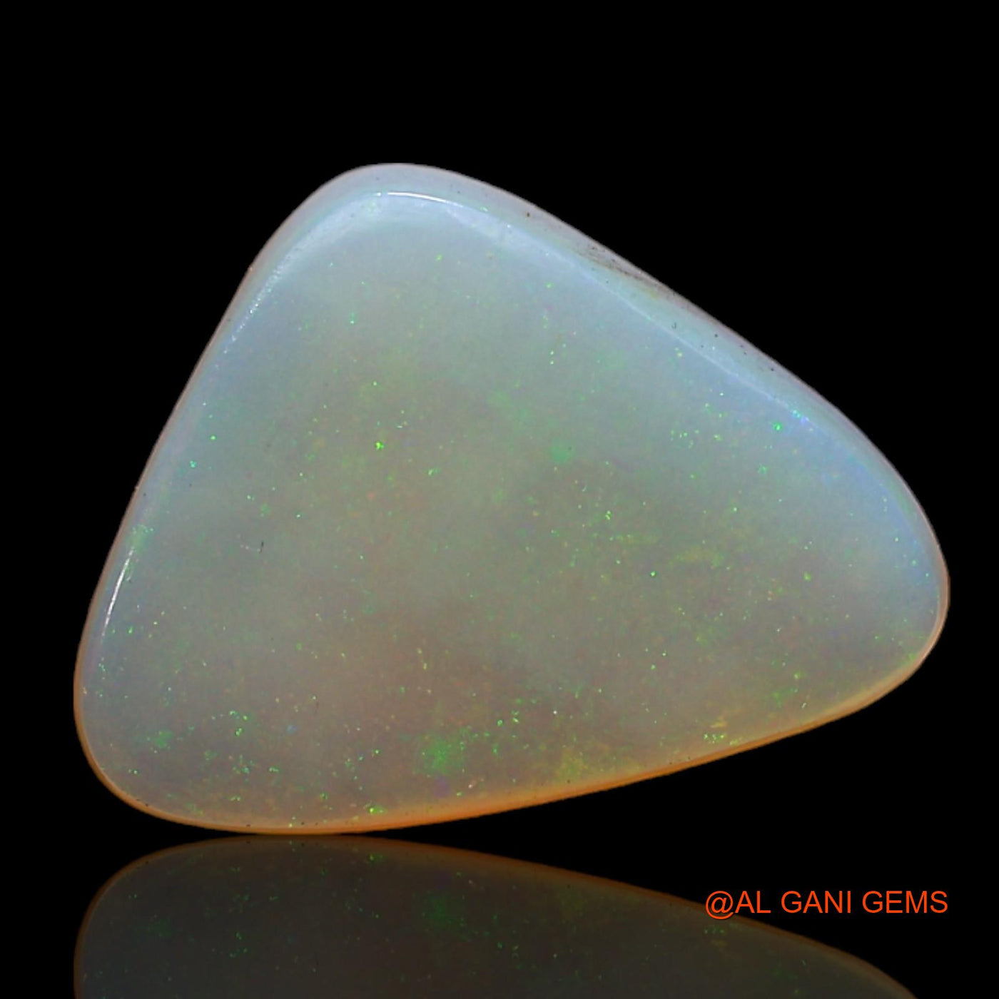 2.00 Cts Natural Australian Fire Opal Loose Gemstone Trillion Cabochon 11x9x3 mm AD-155