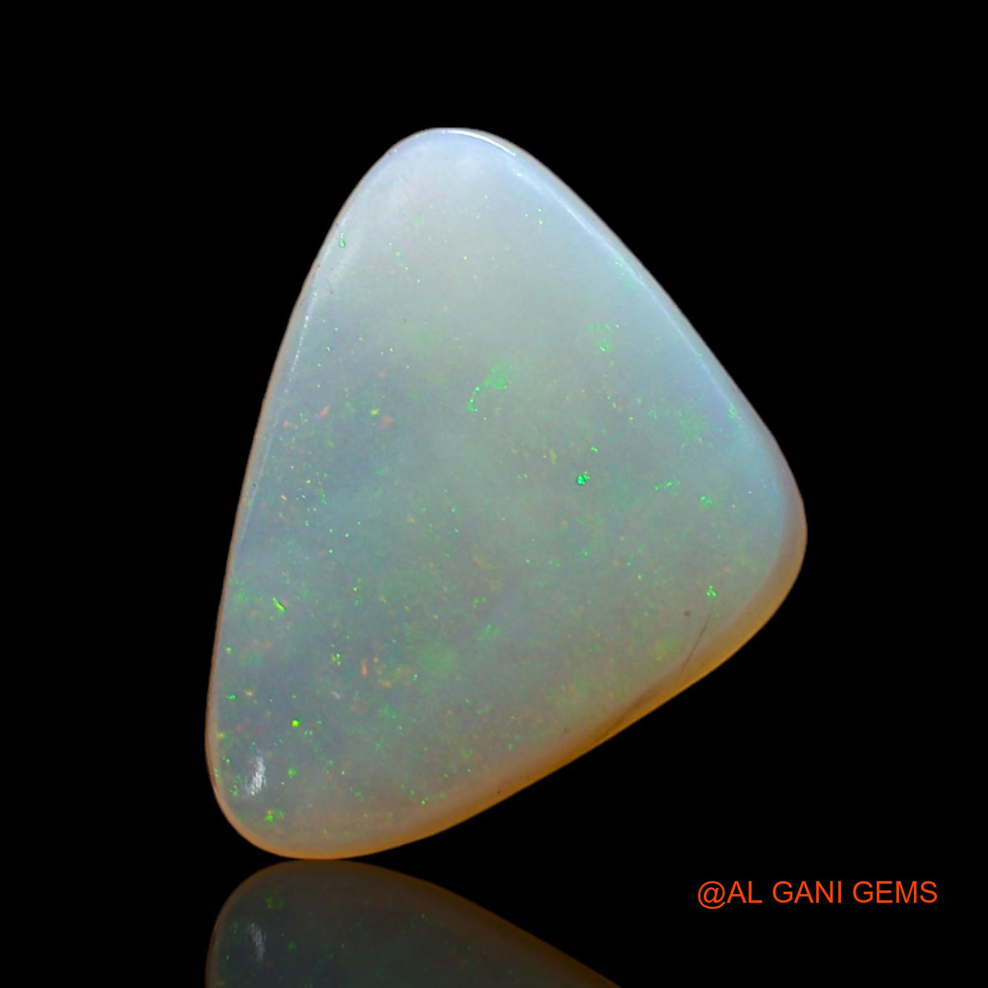 2.00 Cts Natural Australian Fire Opal Loose Gemstone Trillion Cabochon 11x9x3 mm AD-155