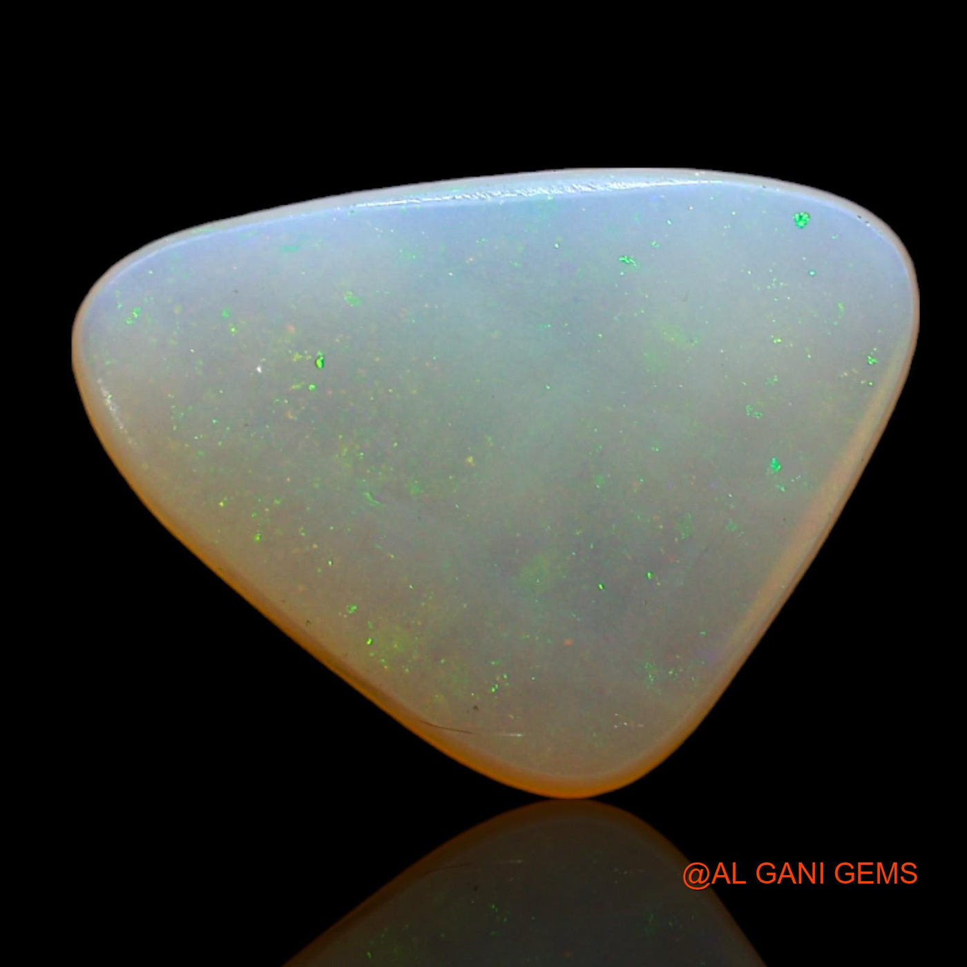 2.00 Cts Natural Australian Fire Opal Loose Gemstone Trillion Cabochon 11x9x3 mm AD-155