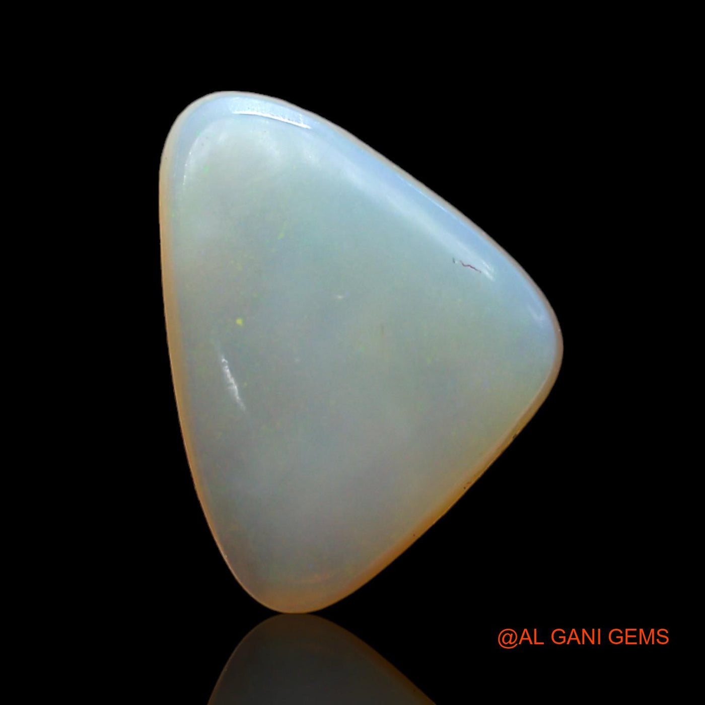 2.00 Cts Natural Australian Fire Opal Loose Gemstone Trillion Cabochon 11x9x3 mm AD-155