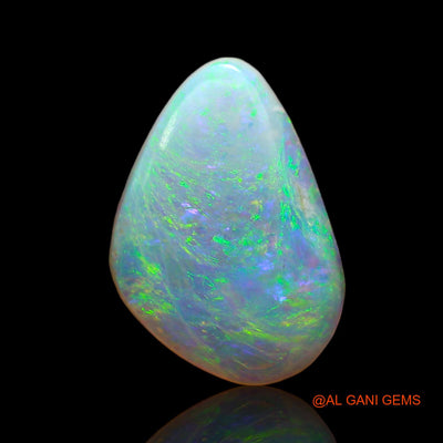 Natural Untreated Fire Opal Loose Gemstone Fancy Cabochon From Australia 1.00 Cts 13x9x2 mm AD-156