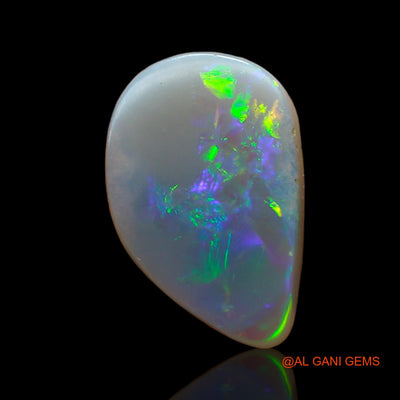 Natural Fire Opal Gemstone 2.00 Cts Loose Fancy Cabochon From Australia 13x8x3 mm AD-157