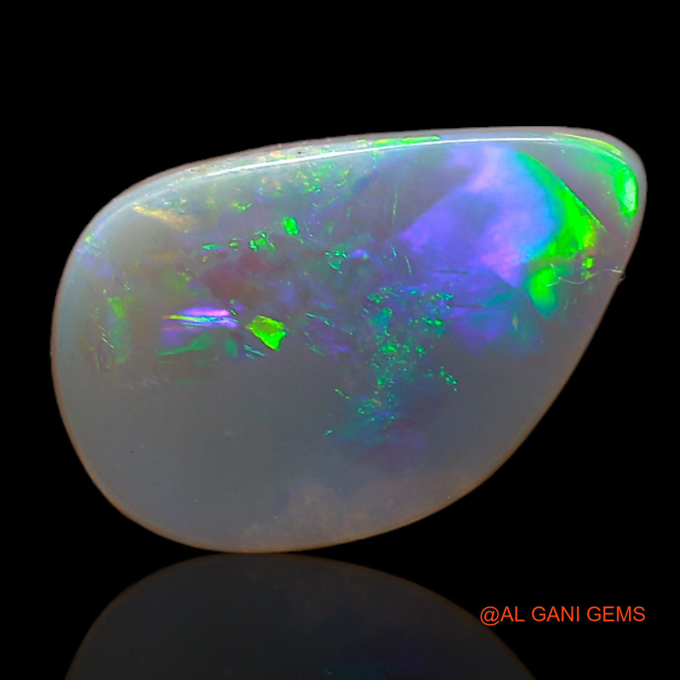 Natural Fire Opal Gemstone 2.00 Cts Loose Fancy Cabochon From Australia 13x8x3 mm AD-157