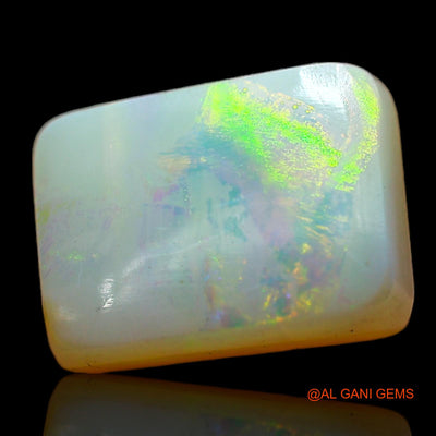4.00 Cts Natural Australian Fire Opal Loose Gemstone Square Cabochon 11x8x4 mm AD-158