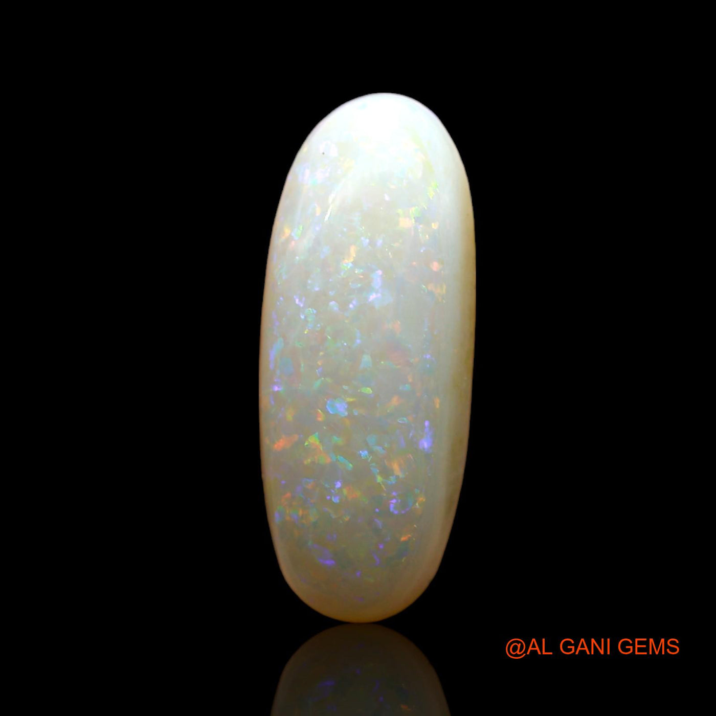 Natural Fire Opal Gemstone 5.00 Cts Loose Oval Cabochon From Australia 18x7x5 mm AD-15