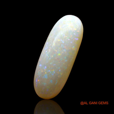 Natural Fire Opal Gemstone 5.00 Cts Loose Oval Cabochon From Australia 18x7x5 mm AD-15