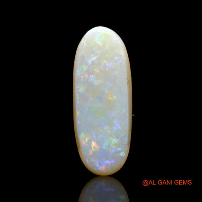 Natural Fire Opal Gemstone 5.00 Cts Loose Oval Cabochon From Australia 18x7x5 mm AD-15