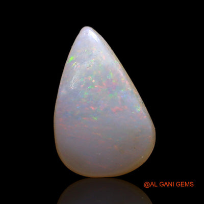 2.00 Cts Natural Australian Fire Opal Loose Gemstone Pear Cabochon 13x8x3 mm AD-160