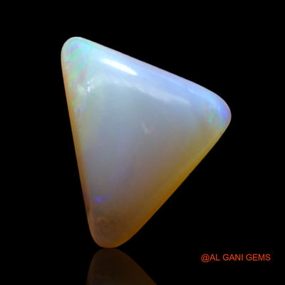 Natural Fire Opal Gemstone 3.00 Cts Loose Trillion Cabochon From Australia 13x9x4 mm AD-161