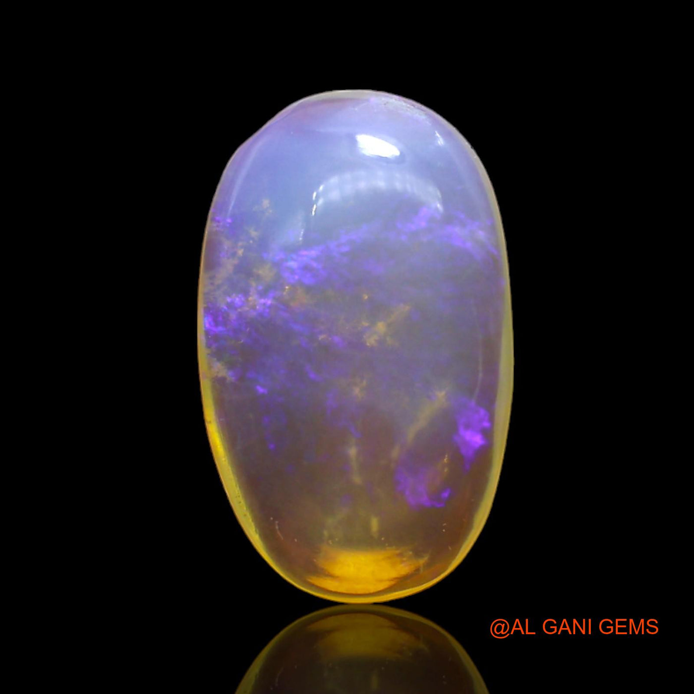 3.00 Cts Natural Australian Fire Opal Loose Gemstone Oval Cabochon 13x8x3 mm AD-163