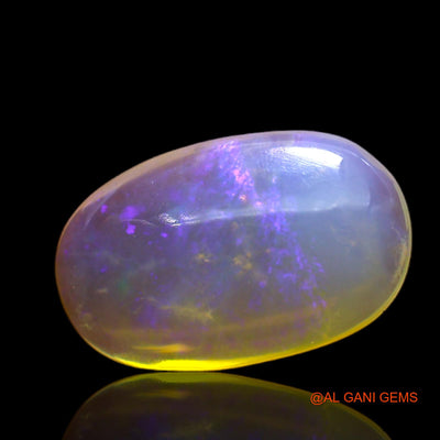 3.00 Cts Natural Australian Fire Opal Loose Gemstone Oval Cabochon 13x8x3 mm AD-163