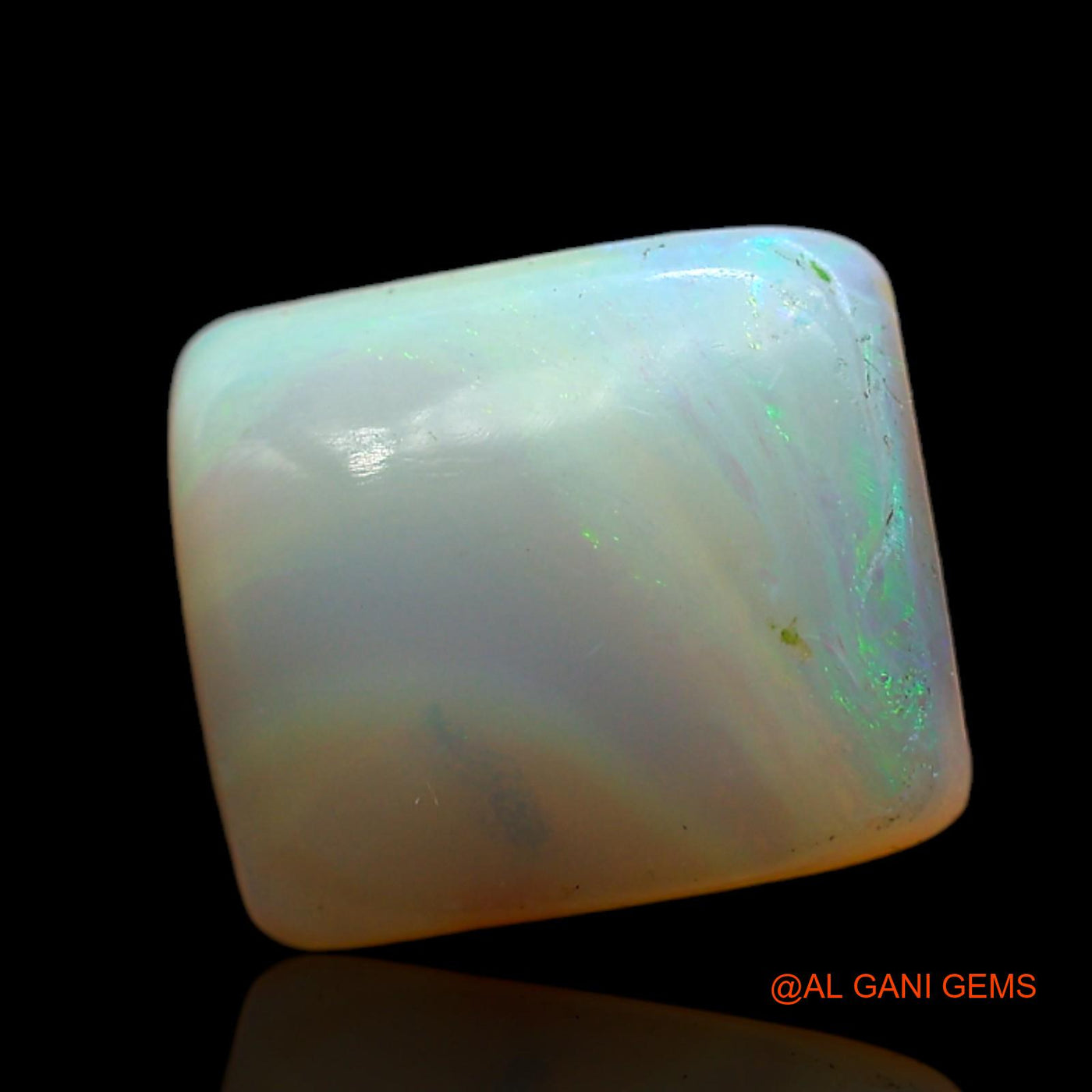 3.00 Cts Unheated Australian Fire Opal Loose Gemstone Square Cabochon Natural 11x9x3 mm AD-165