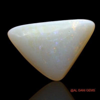 3.00 Cts Unheated Australian Fire Opal Loose Gemstone Trillion Cabochon Natural 13x9x4 mm AD-166