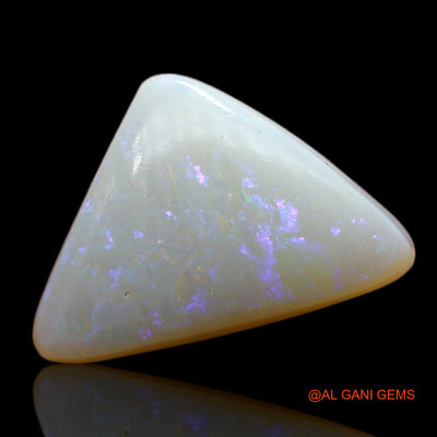 3.00 Cts Unheated Australian Fire Opal Loose Gemstone Trillion Cabochon Natural 13x9x4 mm AD-166
