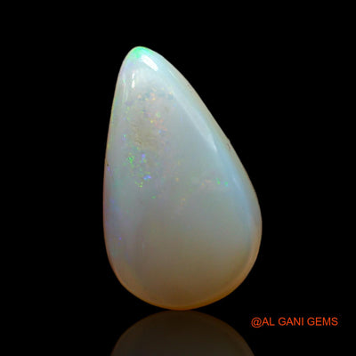 3.00 Cts Natural Australian Fire Opal Loose Gemstone Pear Cabochon 13x8x5 mm AD-168