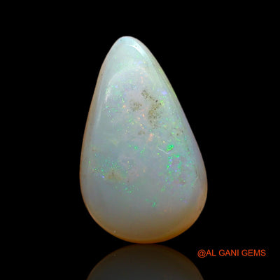 3.00 Cts Natural Australian Fire Opal Loose Gemstone Pear Cabochon 13x8x5 mm AD-168