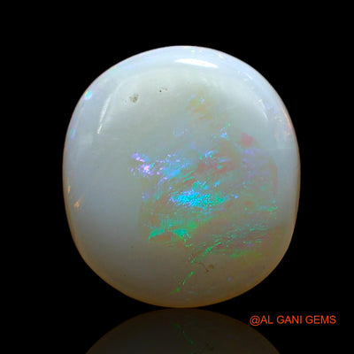 Natural Fire Opal Gemstone 2.00 Cts Loose Oval Cabochon From Australia 12x11x2 mm AD-169