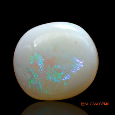 Natural Fire Opal Gemstone 2.00 Cts Loose Oval Cabochon From Australia 12x11x2 mm AD-169
