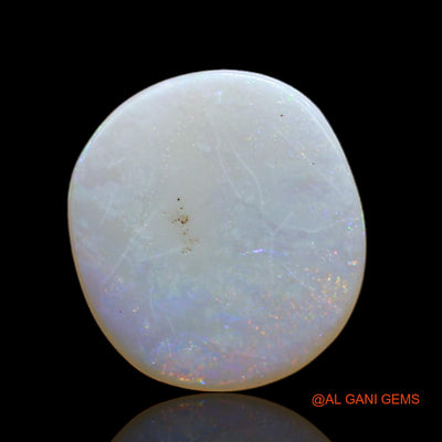 Natural Fire Opal Gemstone 2.00 Cts Loose Oval Cabochon From Australia 12x11x2 mm AD-169