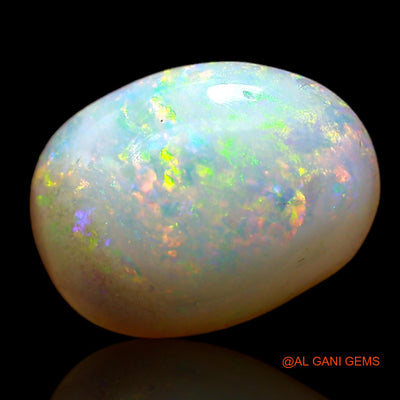 2.00 Cts Unheated Australian Fire Opal Loose Gemstone Oval Cabochon Natural 12x9x4 mm AD-170