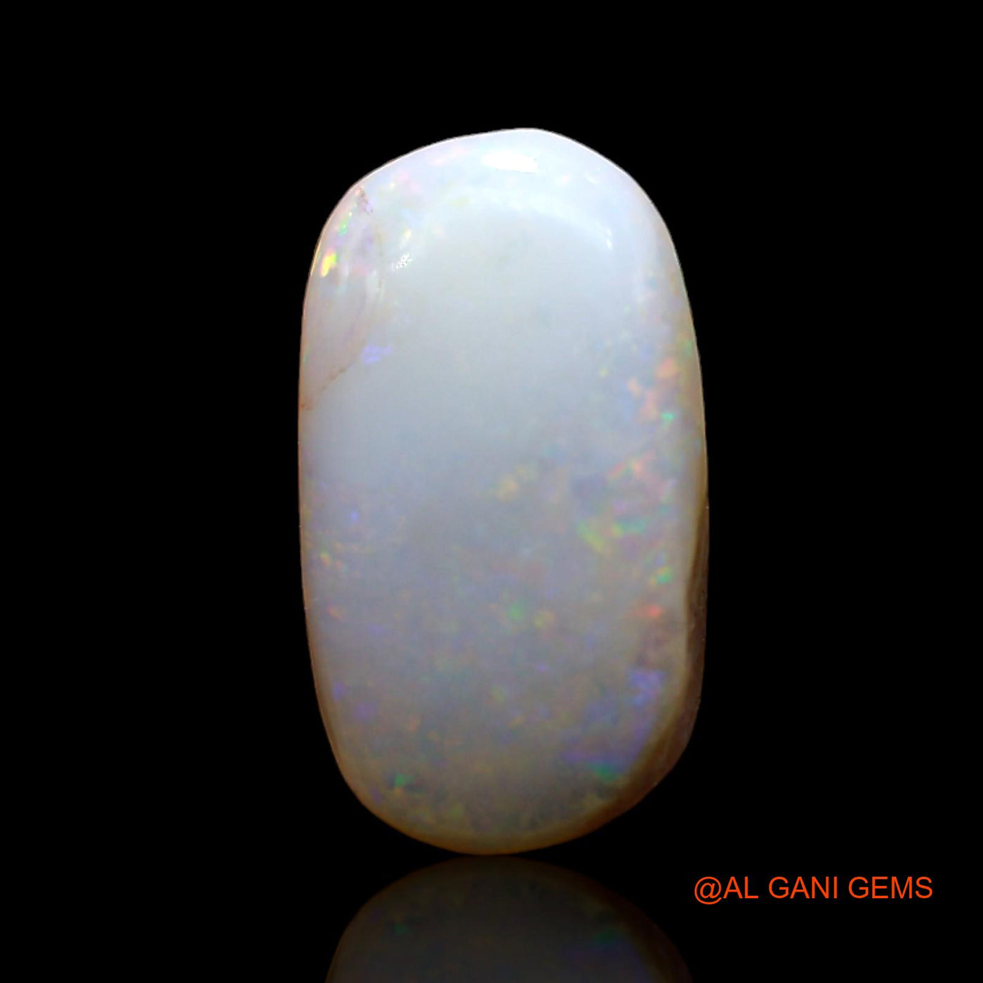 2.00 Cts Natural Australian Fire Opal Oval Cabochon Loose Gemstone For Jewelry 13x7x3 mm AD-171