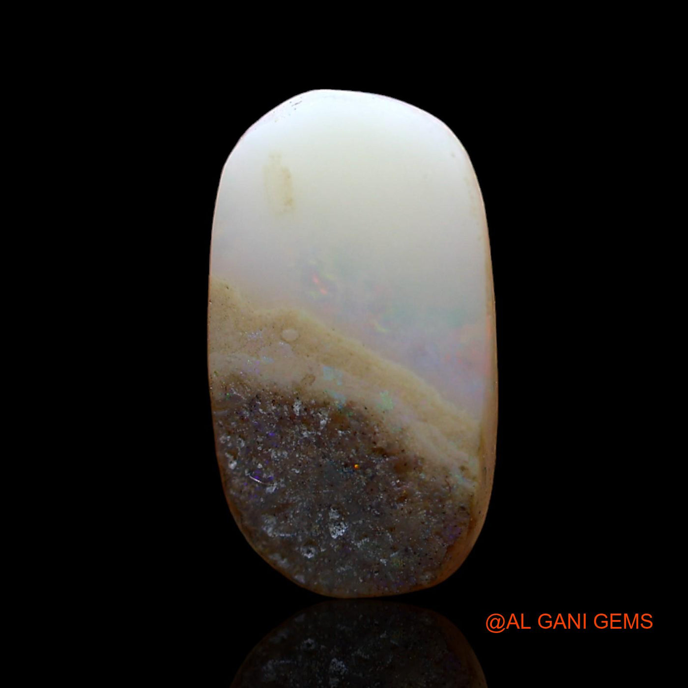 2.00 Cts Natural Australian Fire Opal Oval Cabochon Loose Gemstone For Jewelry 13x7x3 mm AD-171