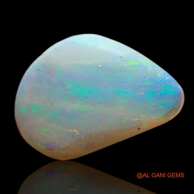 1.00 Cts Natural Australian Fire Opal Loose Gemstone Fancy Cabochon 13x9x2 mm AD-172