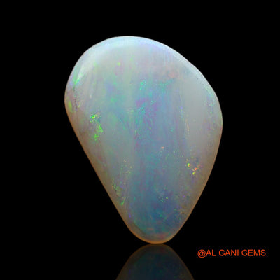 1.00 Cts Natural Australian Fire Opal Loose Gemstone Fancy Cabochon 13x9x2 mm AD-172
