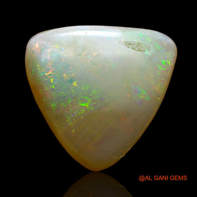 Natural Untreated Fire Opal Loose Gemstone Trillion Cabochon From Australia 2.00 Cts 11x11x3 mm AD-173