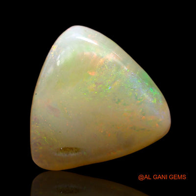 Natural Untreated Fire Opal Loose Gemstone Trillion Cabochon From Australia 2.00 Cts 11x11x3 mm AD-173