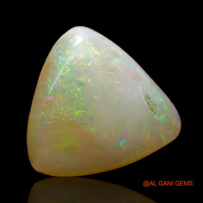 Natural Untreated Fire Opal Loose Gemstone Trillion Cabochon From Australia 2.00 Cts 11x11x3 mm AD-173
