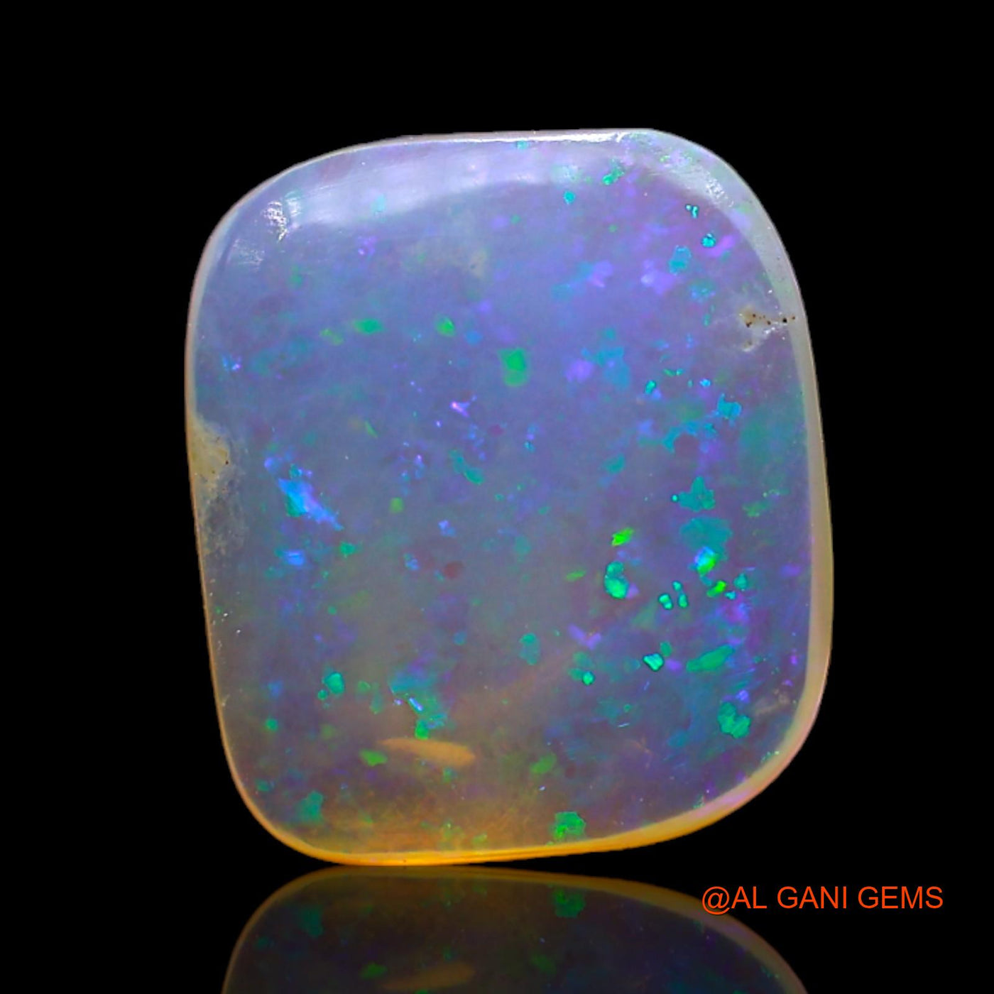 Natural Untreated Fire Opal Loose Gemstone Oval Cabochon From Australia 2.00 Cts 11x9x3 mm AD-174